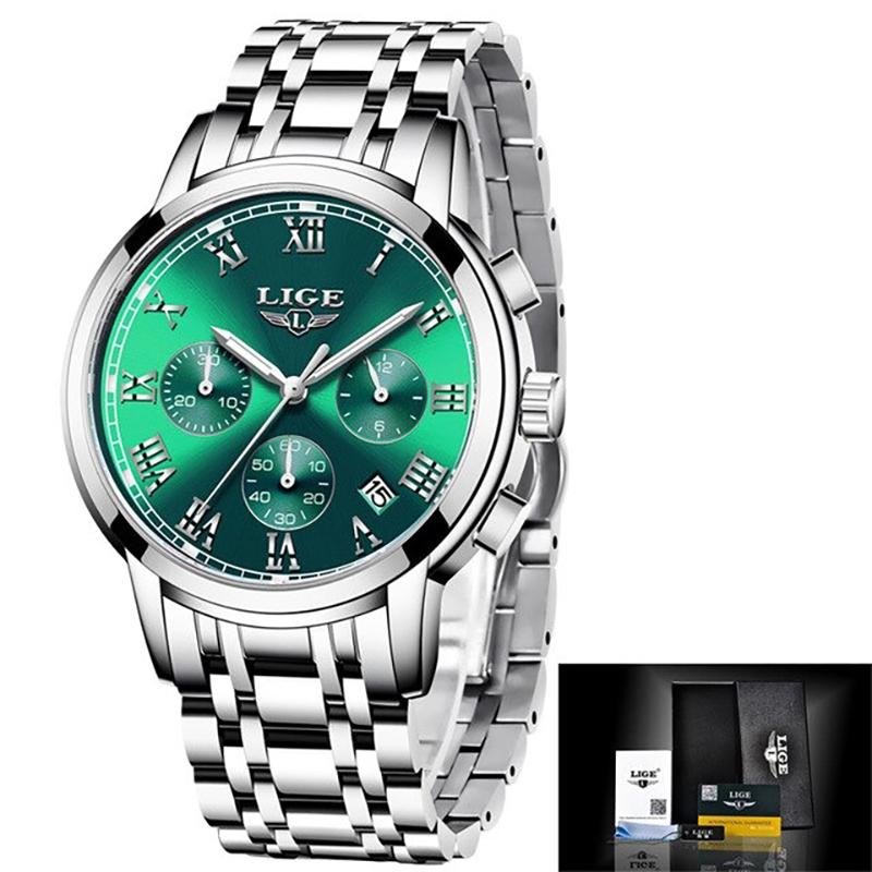 Watch - Luxurious Stainless Steel Waterproof Quartz Watch