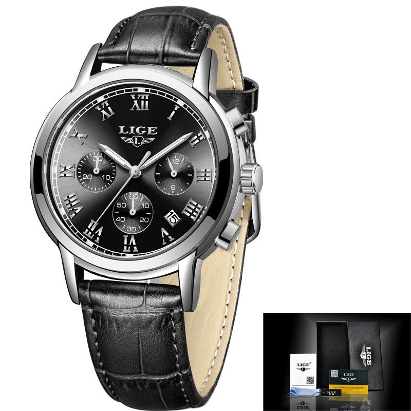 Watch - Luxurious Stainless Steel Waterproof Quartz Watch