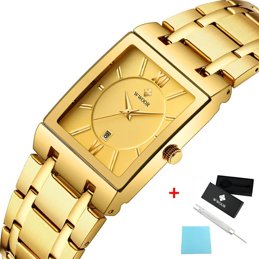 Watch - Luxurious Waterproof Square Quartz Watch