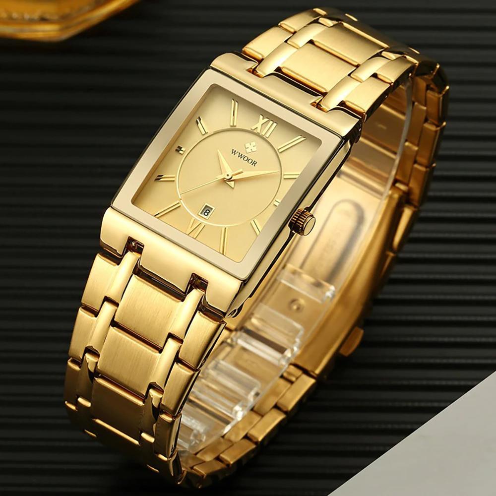 Watch - Luxurious Waterproof Square Quartz Watch