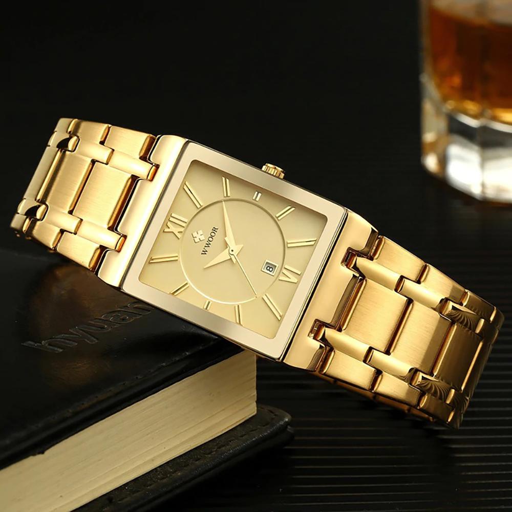 Watch - Luxurious Waterproof Square Quartz Watch