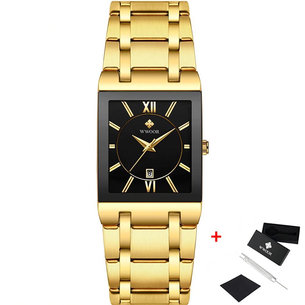 Watch - Luxurious Waterproof Square Quartz Watch