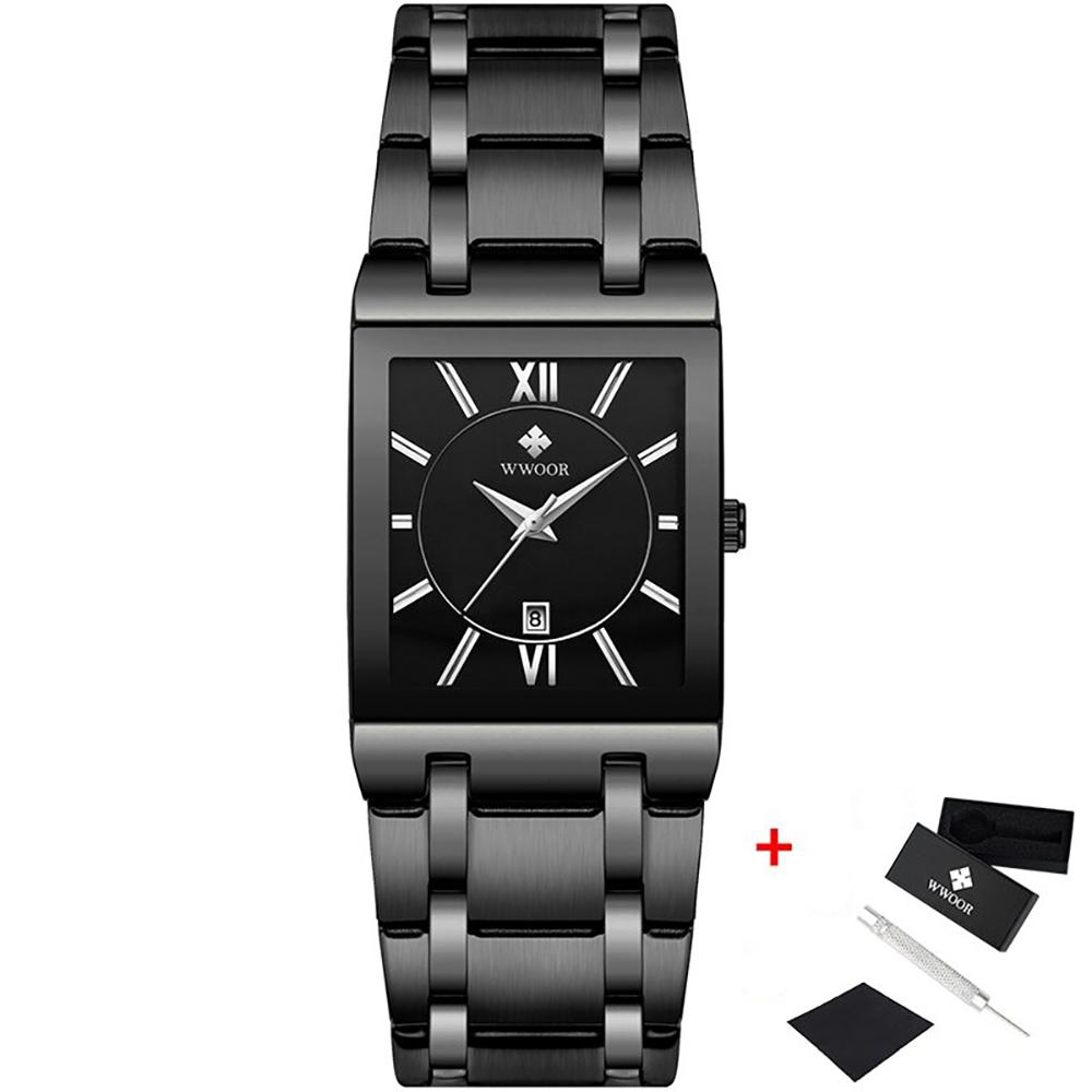 Watch - Luxurious Waterproof Square Quartz Watch