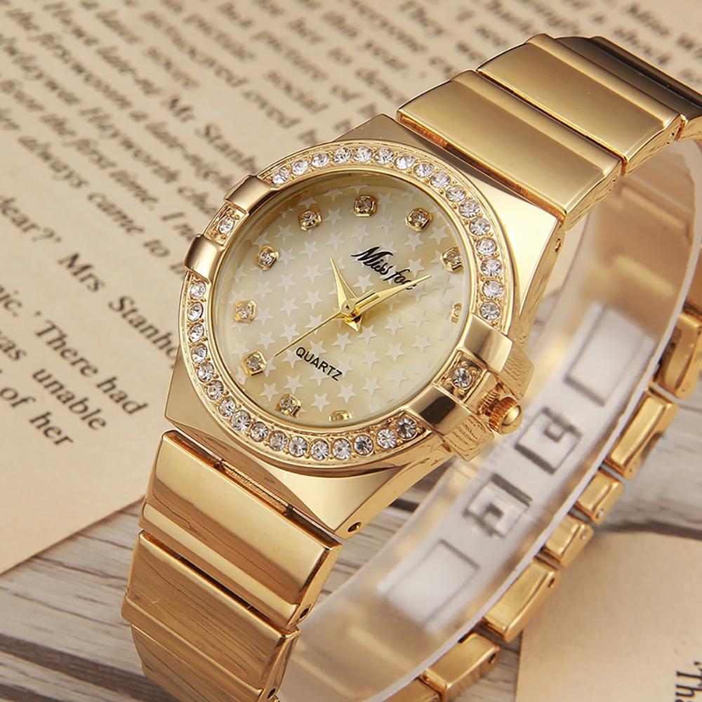 Watch - Luxury Fashion Rhinestone Quartz Watch