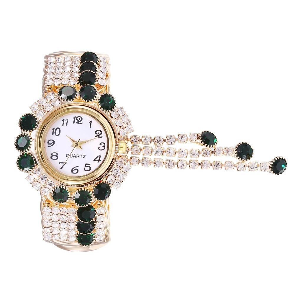 Watch - Luxury Rhinestone Bracelet Wristwatch