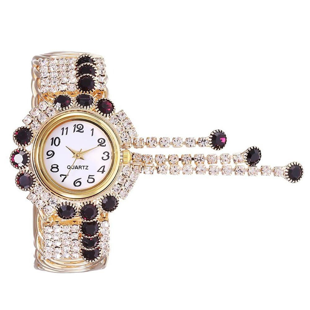 Watch - Luxury Rhinestone Bracelet Wristwatch