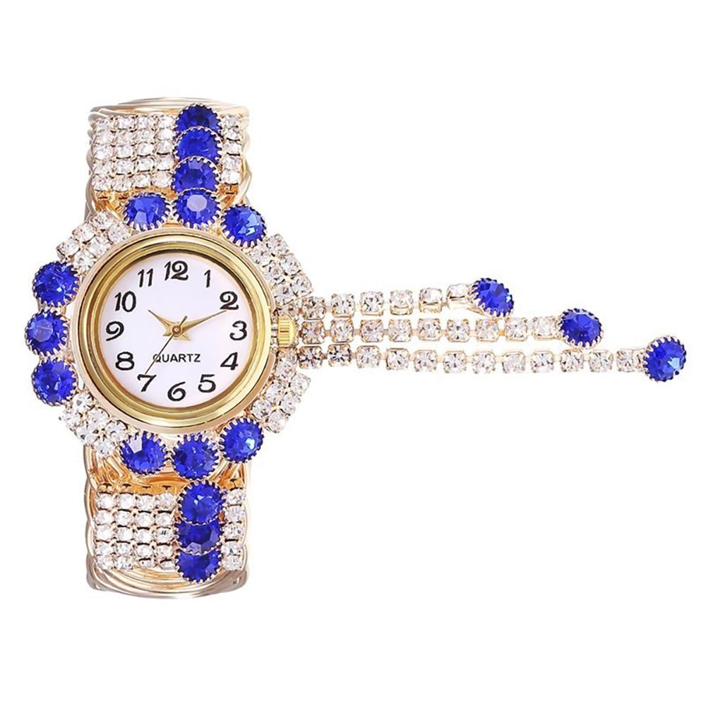 Watch - Luxury Rhinestone Bracelet Wristwatch