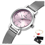 Luxury Wrist Watch For Women With Simple Heart Bracelet