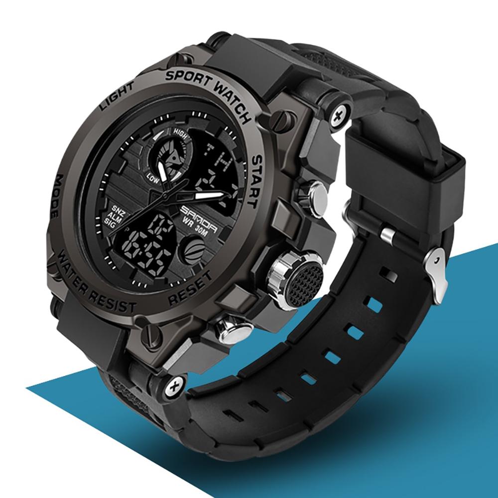 Watch - Military Sports Quartz Watch With Durable Rubber Strap