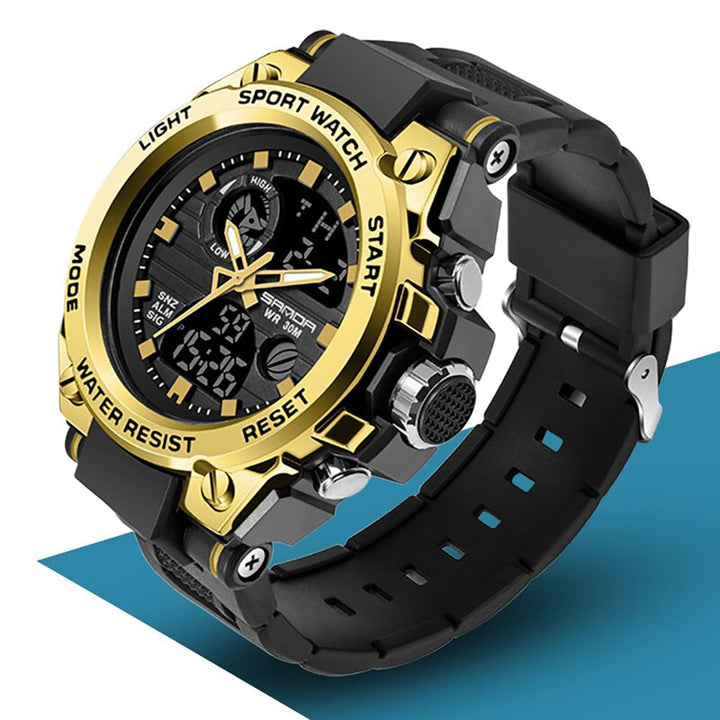 Watch - Military Sports Quartz Watch With Durable Rubber Strap