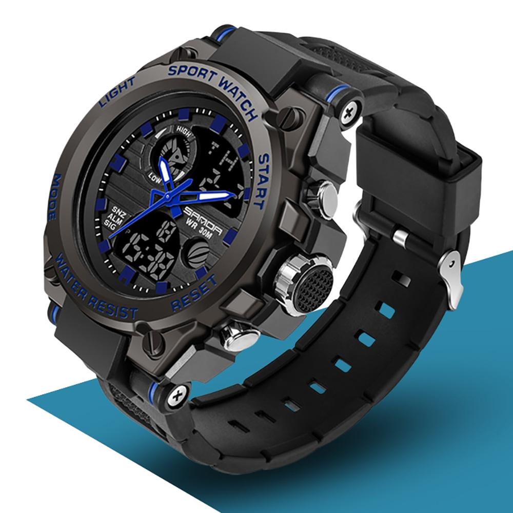 Watch - Military Sports Quartz Watch With Durable Rubber Strap