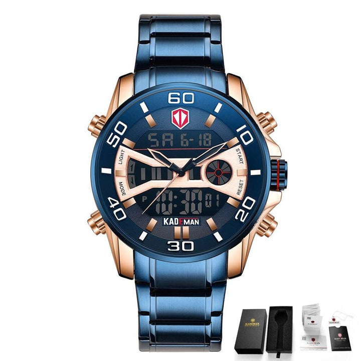 Watch - Military Sports Quartz Watch With LED Display