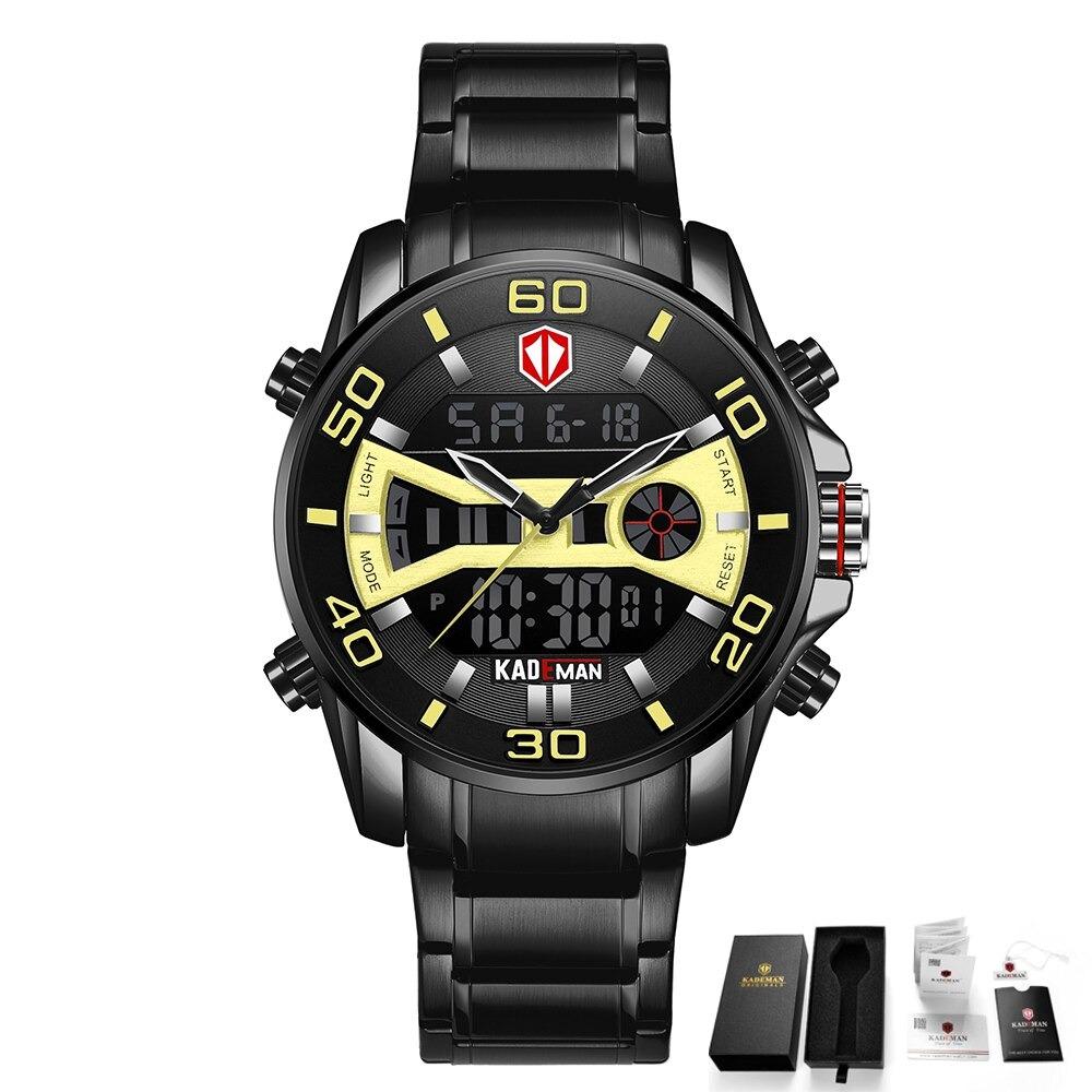 Watch - Military Sports Quartz Watch With LED Display