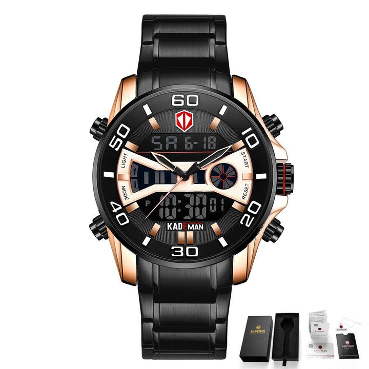 Watch - Military Sports Quartz Watch With LED Display