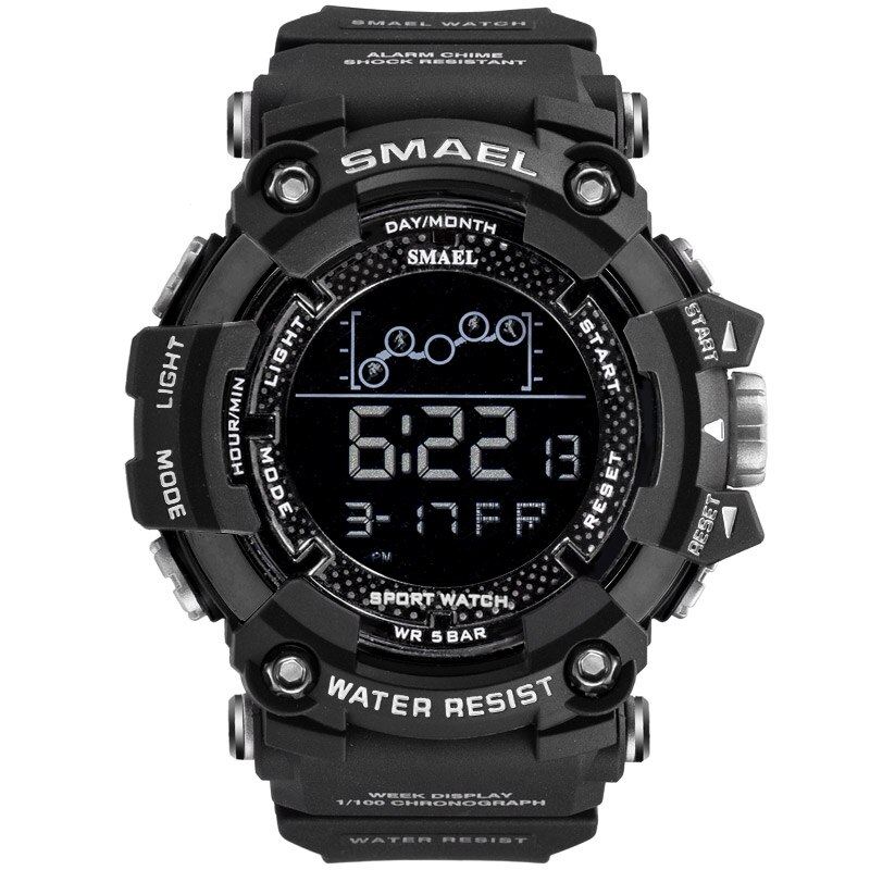 Military Style Water Resistant Digital Watch