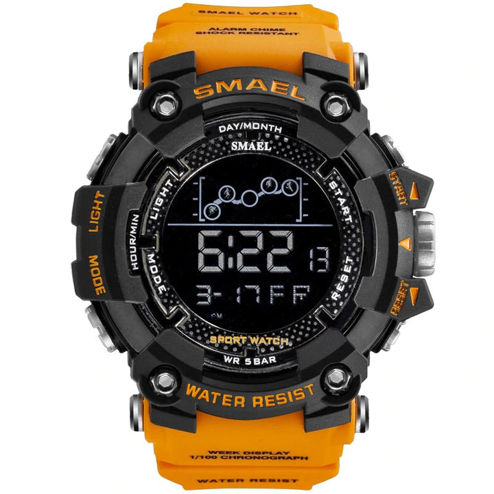 Military Style Water Resistant Digital Watch