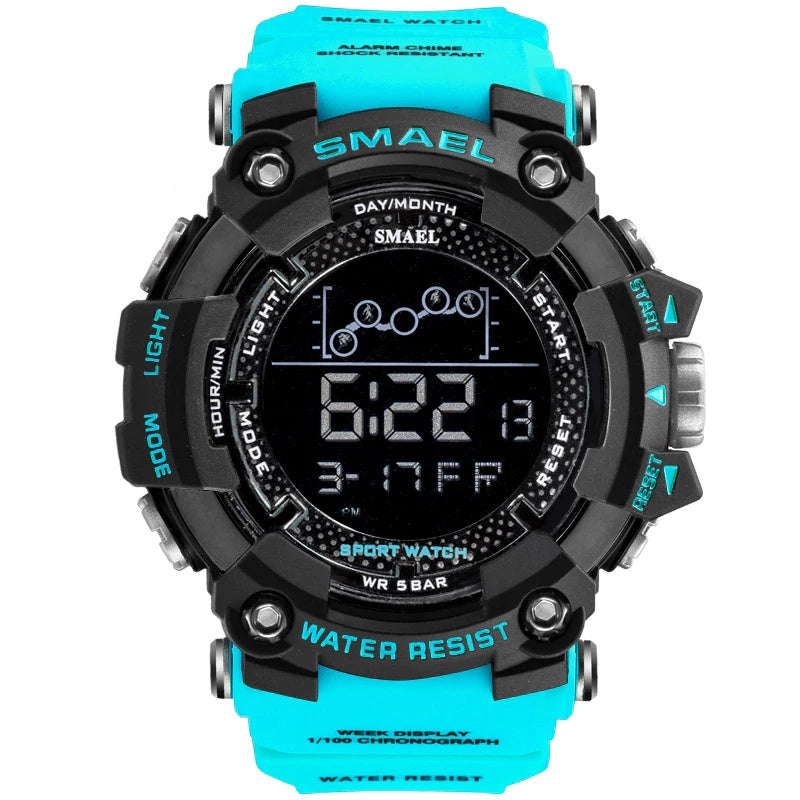 Military Style Water Resistant Digital Watch