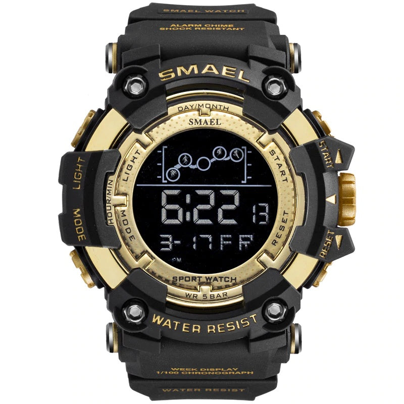 Military Style Water Resistant Digital Watch