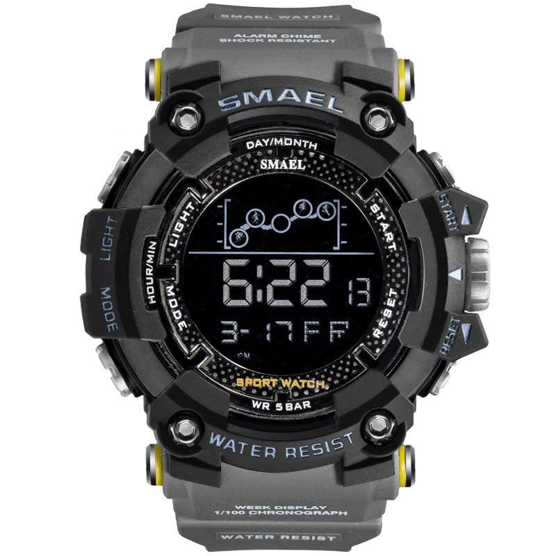 Military Style Water Resistant Digital Watch