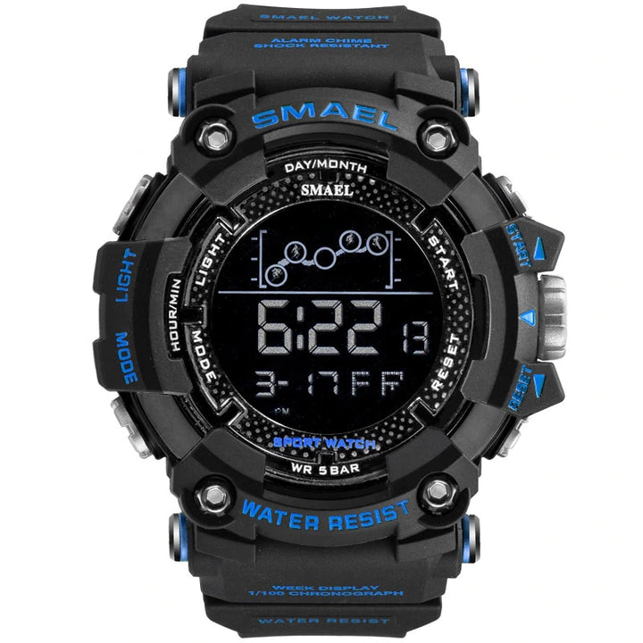 Military Style Water Resistant Digital Watch