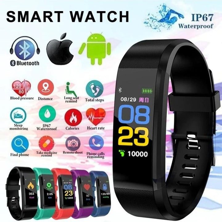 Minimalist Bluetooth Smartwatch Fitness Wristband