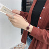 Watch - Minimalist Bowknot Case With Thin Leather Strap Quartz Watch