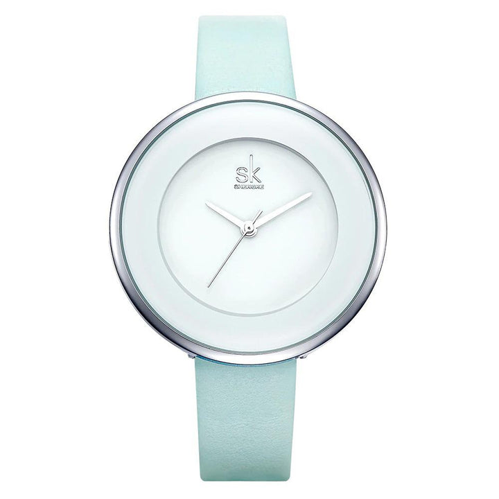 Watch - Minimalist Dial With Cool Macaroon Color Quartz Watch