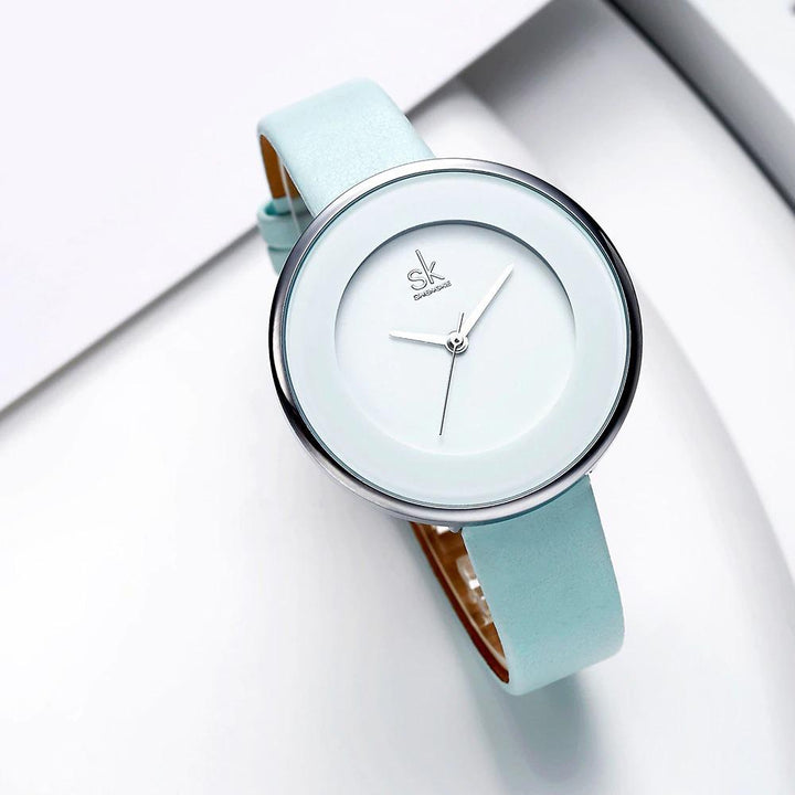 Watch - Minimalist Dial With Cool Macaroon Color Quartz Watch