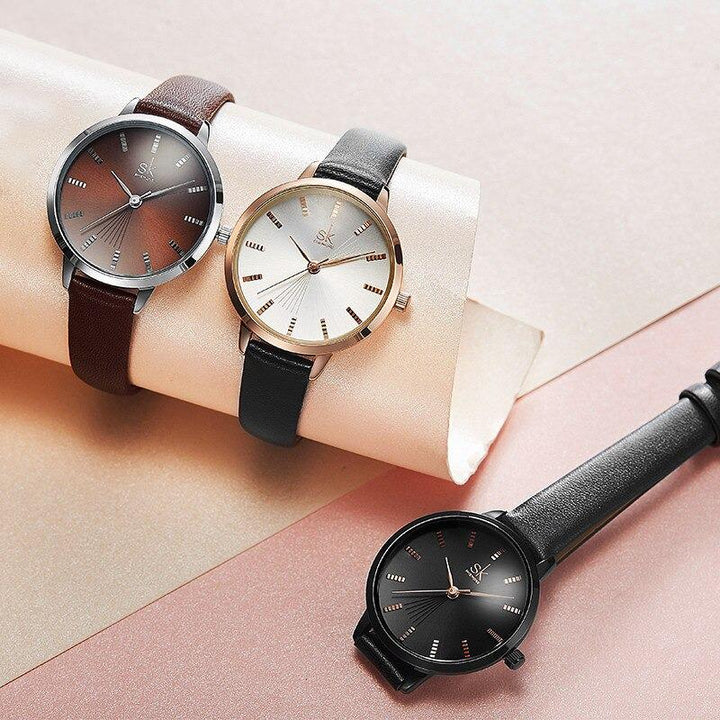 Watch - Minimalist Leather Band Quartz Watch