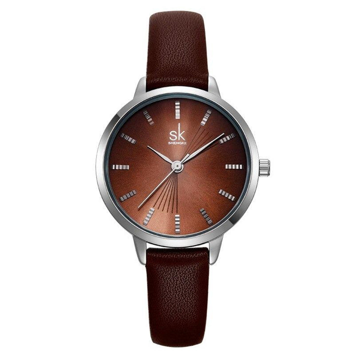 Watch - Minimalist Leather Band Quartz Watch