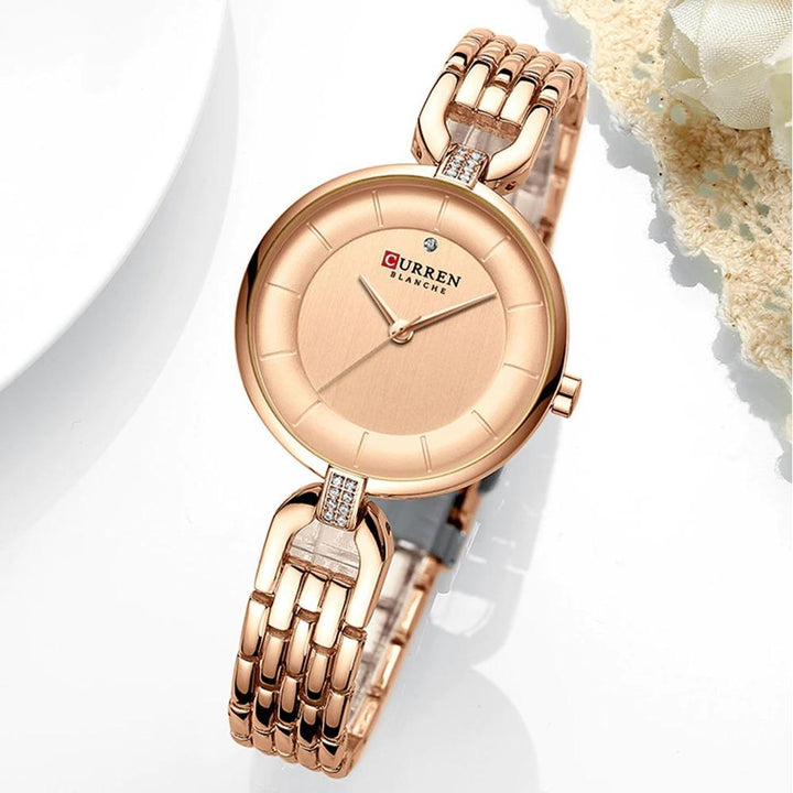 Watch - Minimalist Rhinestone Dial Quartz Watch