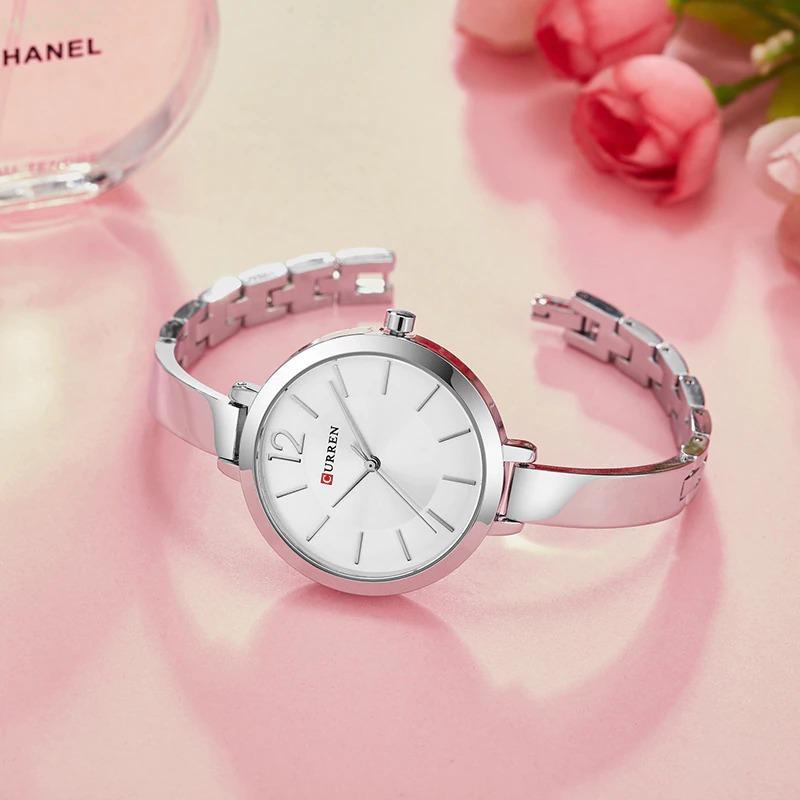 Watch - Minimalist Stainless Steel Band Quartz Wristwatch