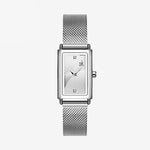 Watch - Modish Rectangular Steel Mesh Quartz Watch