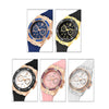 Watch - Multi Dial Rhinestone Rubber Band Quartz Wristwatch
