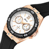 Watch - Multi Dial Rhinestone Rubber Band Quartz Wristwatch