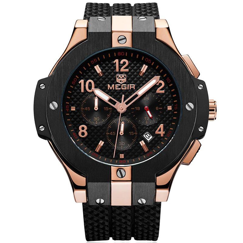 Watch - Multi-Dial Sports Chronograph Quartz Watch