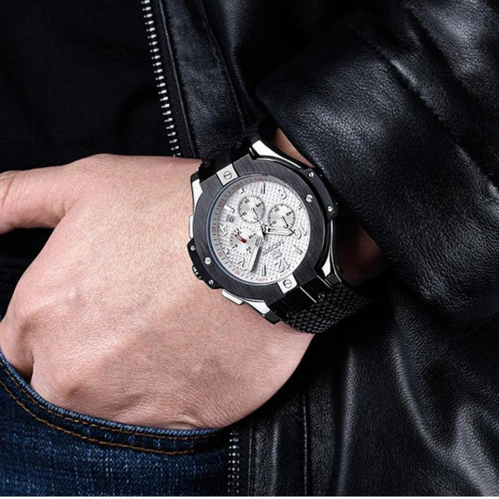 Watch - Multi-Dial Sports Chronograph Quartz Watch