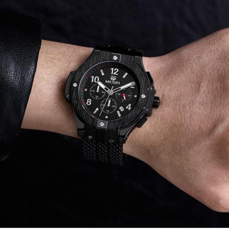 Watch - Multi-Dial Sports Chronograph Quartz Watch