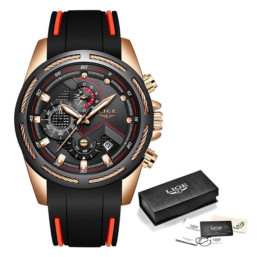 Watch - Multifunction Chronograph Silicone Strap Quartz Watch