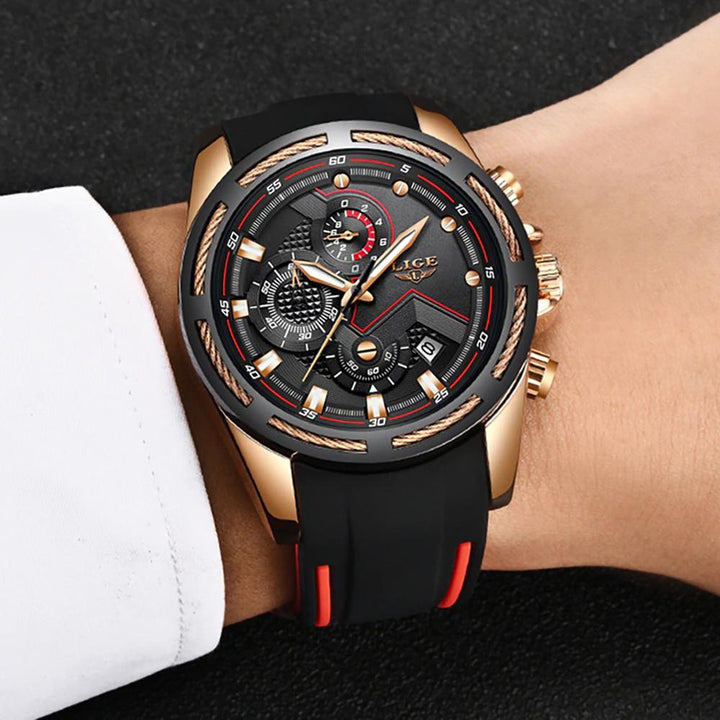 Watch - Multifunction Chronograph Silicone Strap Quartz Watch