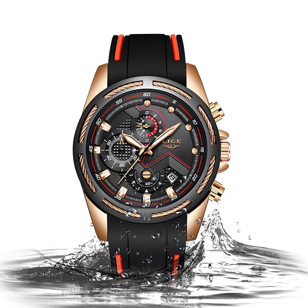 Watch - Multifunction Chronograph Silicone Strap Quartz Watch