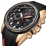 Watch - Multifunction Chronograph Silicone Strap Quartz Watch
