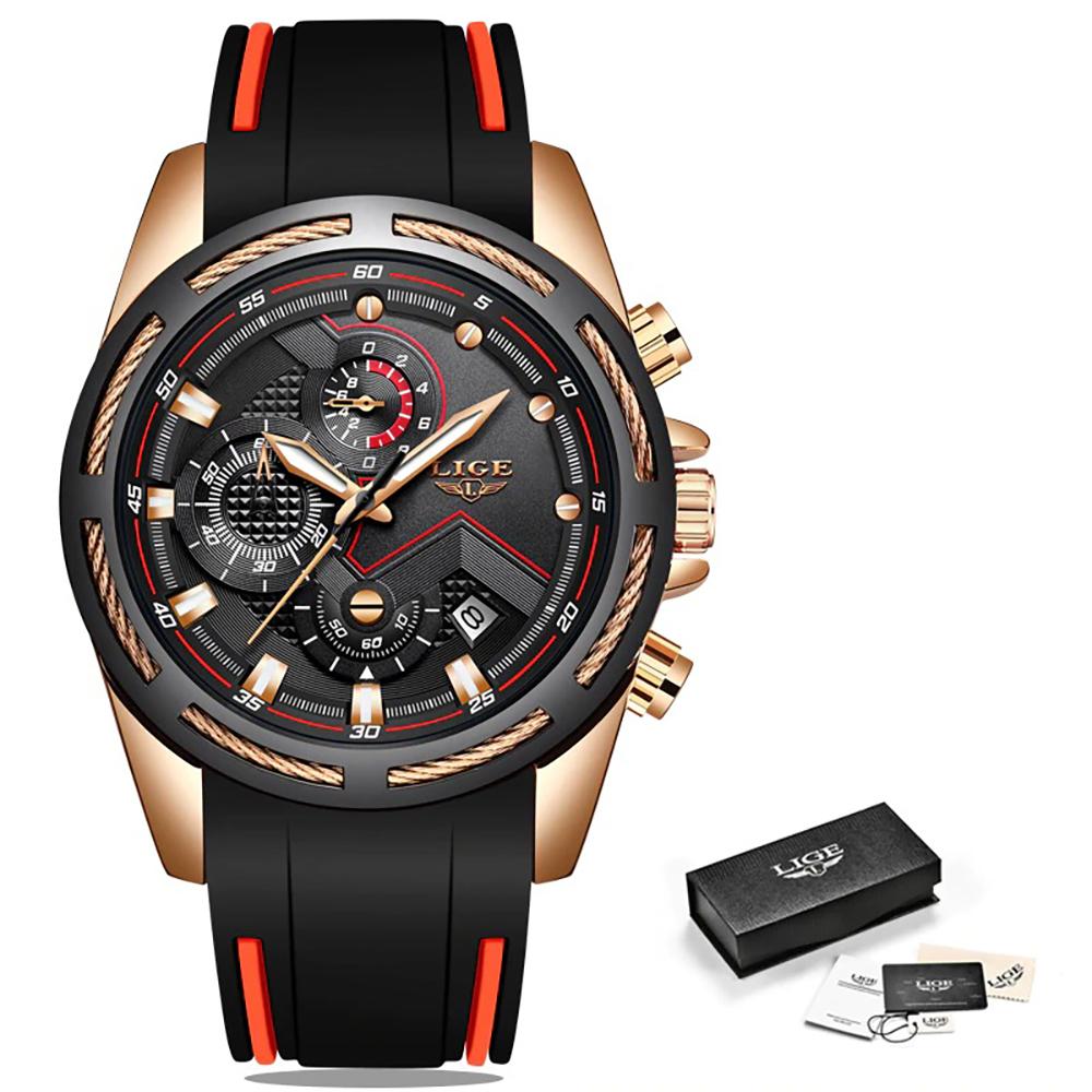 Watch - Multifunction Chronograph Silicone Strap Quartz Watch