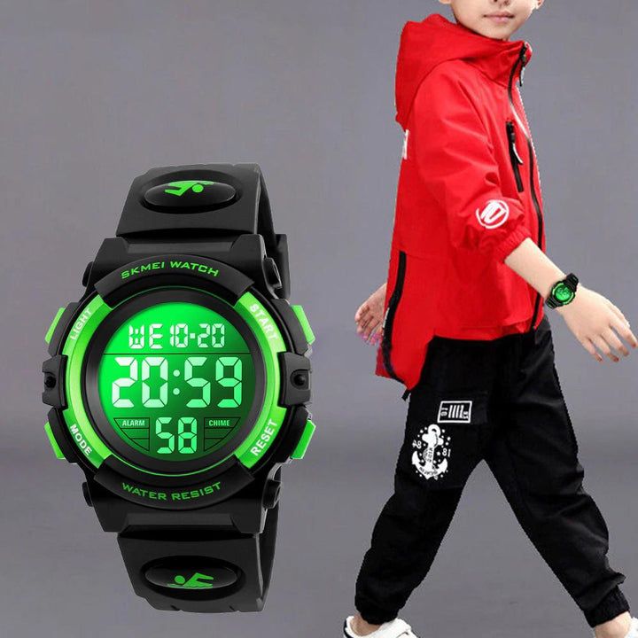 Watch - Multifunction Digital Display Sports Watch For Kids