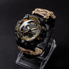 Watch - Multiple Time Display Chronograph Quartz Watch With Compass
