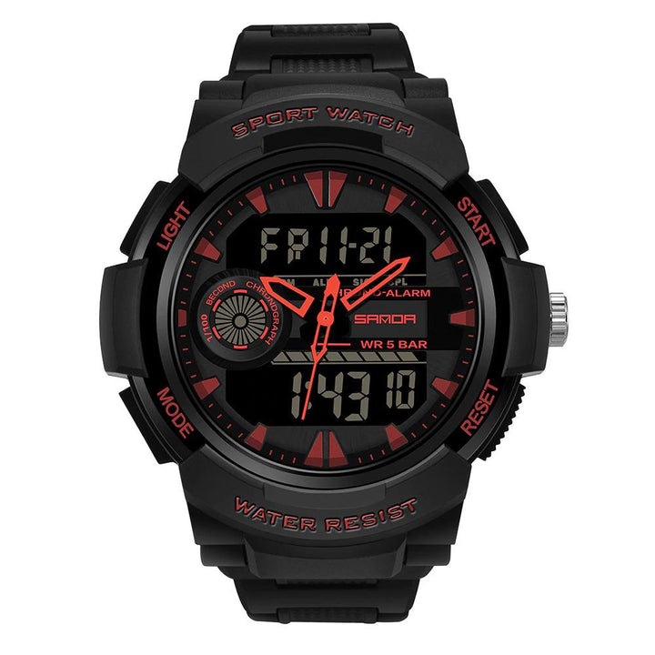 Watch - Multipurpose Digital Dual Time Display Chronograph Watch