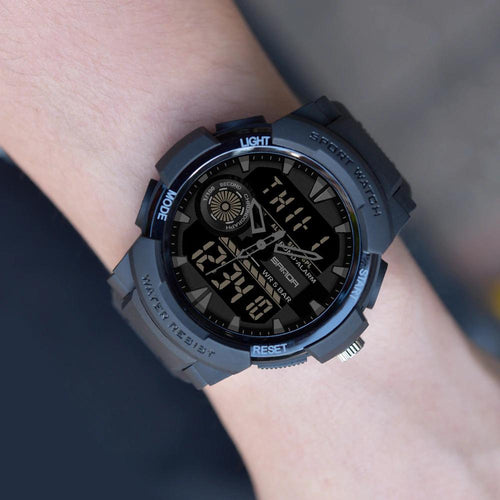 Watch - Multipurpose Digital Dual Time Display Chronograph Watch
