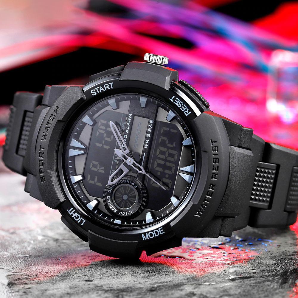 Watch - Multipurpose Digital Dual Time Display Chronograph Watch