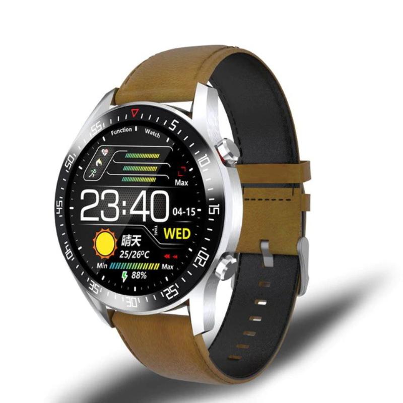 Watch - On-trend Full-fit Round Screen Outdoor Sports Digital Smartwatch