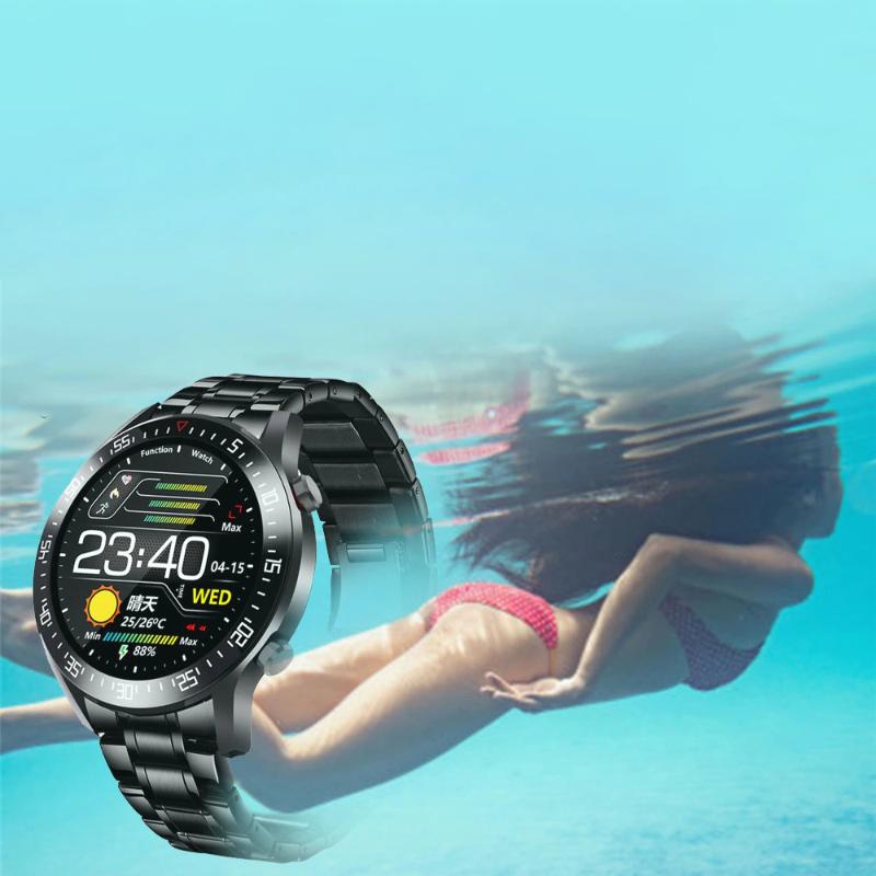 Watch - On-trend Full-fit Round Screen Outdoor Sports Digital Smartwatch